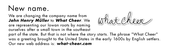 New name.